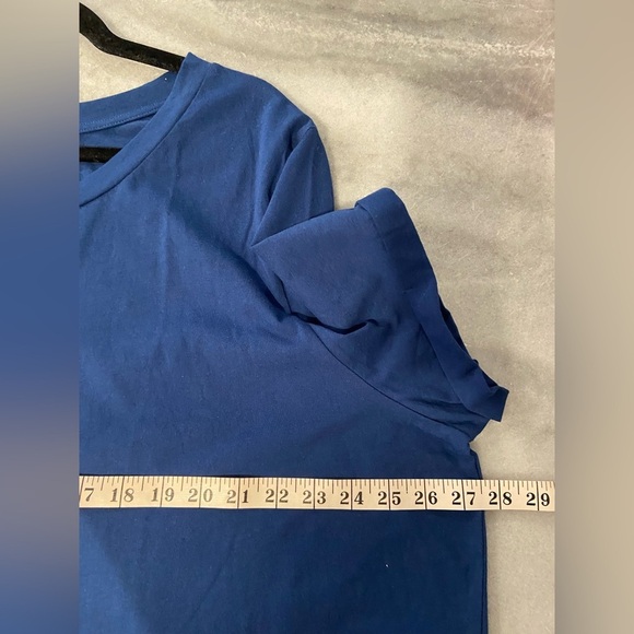 NWT Red Wine & Blue Size 2X Short Rolled Sleeve Crew Neck Cotton Tee Shirt USA - Picture 7 of 9